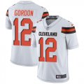 Cleveland Browns #12 Josh Gordon white Nike Color Rush Limited Jerseys