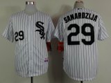 Chicago White Sox 29 Jeff Samardzija white stripe mlb baseball jersey