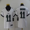 Youth Philadelphia Eagles #11 Carson A.J. Brown white Color Rush Limited Jersey-BD