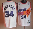 Phoenlx Suns 34# BARKLEY white NBA Jersey