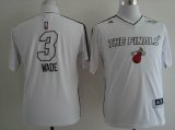 Miami Heat WADE 3 white shirt