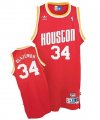 Houston Rockets OLAJUWON 34# red nba jerseys