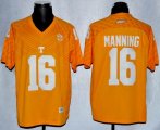 Tennessee Volunteers Peyton Manning #16 orange College Football Techfit Jersey