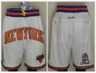 New York Knicks white nba shorts with pocket