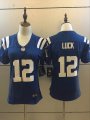 Youth Indianapolis Colts 12 Andrew Luck Nike blue Color Rush Limited Jersey