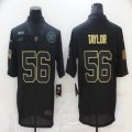 Nike New York Giants #56 Lawrence Taylor black Salute To Service Limited Jersey-BD