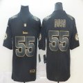 Nike Pittsburgh Steelers #55 Devin Bush black gold Color Rush Limited Jersey