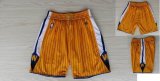 Golden State Warriors yellow nba shorts