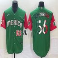 2023 World Cup Mexico #56 Randy Arozarena green red majestic baseball jerseys 08