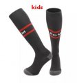 2023-2024 AC Milan Club black kid soccer socks home