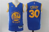 New Golden State Warriors #30 Stephen Curry Blue basketball Jersey