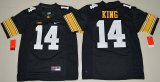 Iowa Hawkeyes Desmond King 14 College Football Jersey - Black