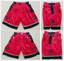 Nike Toronto Raptors throwback red nba shorts