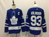 Adidas Toronto Maple Leafs #93 Doug Gilmour blue hockey jersey