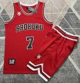 2023 Shohoku Miyagi #7 Red Movie Basketball uniforms-XD