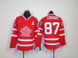 Canada team CROSBY 87# red kids nhl jerseys