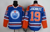 Reebok Edmonton Oilers J.SCHULTZ 19# blue nhl Jerseys