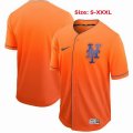 Nike New York Mets Blank orange drift baseball jersey