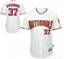 MLB Washington National #37 STRASBURG white Jerseys