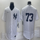 Nike New York Yankees #73 White Flexbase Authentic Collection Jersey