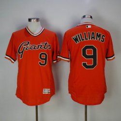 San Francisco Giants #9 Williams orange Flexbase Authentic Collection Jersey