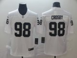 Oakland Raiders #98 Maxx Crosby Nike white Color Rush Limited Jersey