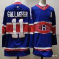 Adidas Montreal Canadiens #11 Brendan Gallagher white hockey jersey -PD