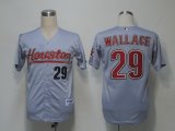 Houston Astros 29 Wallace Grey MLB Jerseys