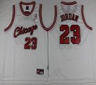 Chicago Bulls #23 Michael Jordan white nba basketball jersey