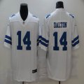 Nike Dallas Cowboys #14 Andy Dalton white Color Rush Limited Jersey-BD