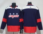 Adidas Washington Capitals blank blue hockey Jersey