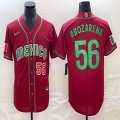 2023 World Cup Mexico #56 Randy Arozarena red majestic baseball jerseys 12