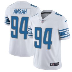 Detroit Lions #94 Ziggy Ansah Nike white Color Rush Limited Jersey