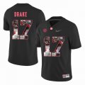 Custom Alabama Crimson Tide #17 Kenyan Drake black College Color Rush Limited Jerseys