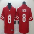 San Francisco 49ers #8 Steve Young red nike Color Rush Limited Jersey-BD