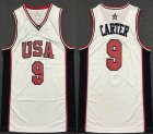 2000 Sydney Olympics #9 Vince Carter White USA Basketball Team Jerseys