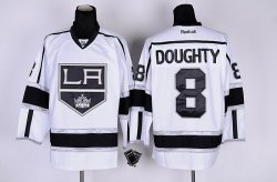 Los Angeles Kings 8 Drew Doughty White NHL Jersey