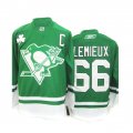 NHL Pittsburgh Penguins 66 M.Lemieux green jersey