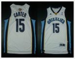 Memphis Grizzlies #15 Vince Carter Revolution 30 Swingman White Jersey