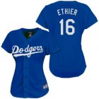 Los Angeles Dodgers #16 Andre Ethier blue women majestic baseball Jerseys