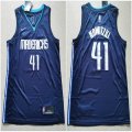 Dallas Mavericks 41# Dirk Nowitzki dark blue nike nba jersey-XD