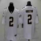 Nike New Orleans Saints #2 Jameis Winston white Color Rush Limited Jersey-BD