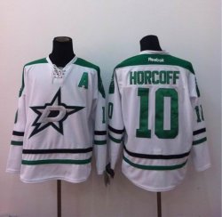 Reebok Dallas Stars #10 Shawn Horcoff white NHL Jerseys A patch