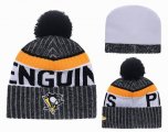 2017 Pittsburgh Penguins black white NHL Sport Cuffed Knit Hats