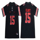 Youth Ohio State Buckeyes Ezekiel Elliott #15 NCAA Football Jersey - Blackout