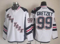 Reebok NHL New York Rangers GRETZKY #99 White hockey Jersey