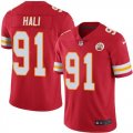 Nike Kansas City Chiefs #91 Tamba Hali red Color Rush Limited Jerseys