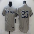 Nike New York Yankees #23 Don Mattingly gray Flexbase Authentic Collection Jersey-BD