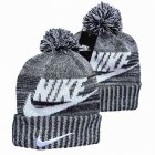 2024 Nike black gray white Sport Cuffed Knit Hats