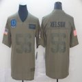 Dallas Cowboys #56 Quenton Nelson Nike Olive 2019 Salute to Service Limited Jersey